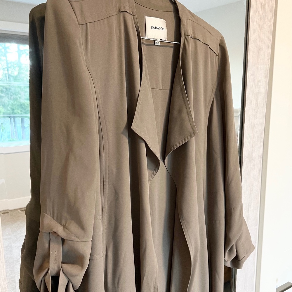 Aritzia Babaton Quincy trench coat small